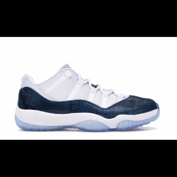 Jordan Other - Jordan 11 low navy snakeskin